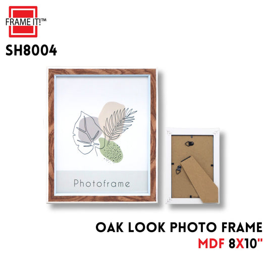 MDF Photo Frame 8x10" Oak Look