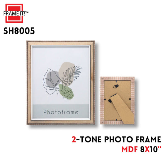 MDF Photo Frame 8x10" 2-Tone Color