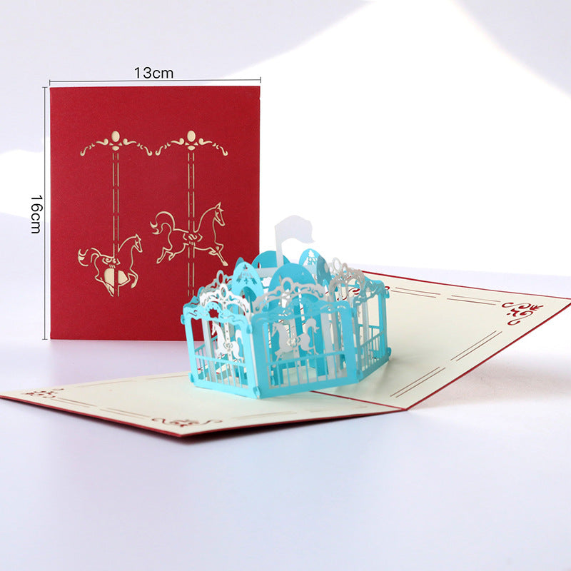 Carousel Pop up card