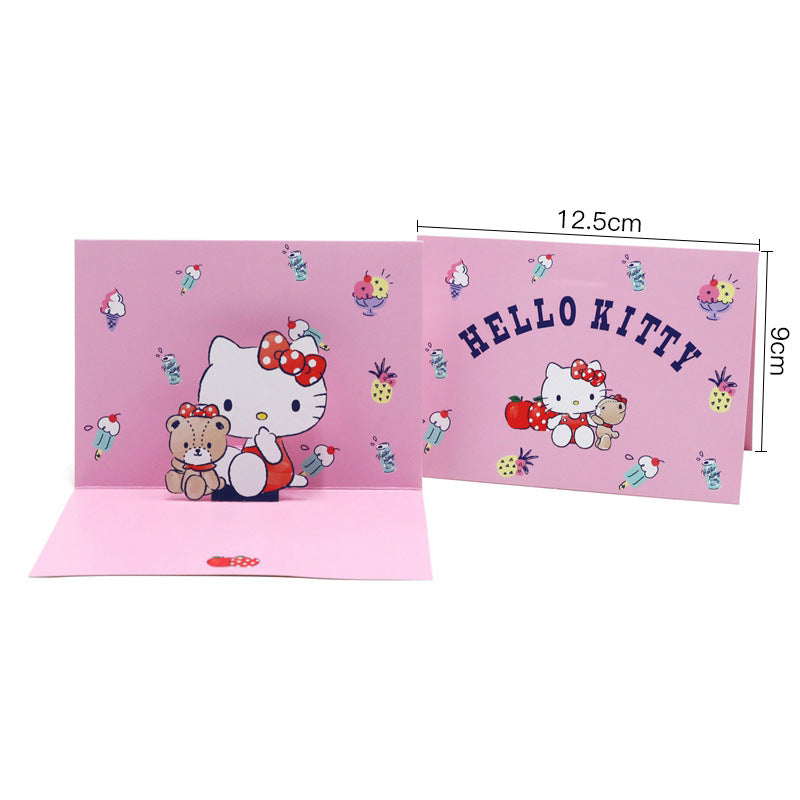 Sanrio Pop up cards hello kitty Dimensions