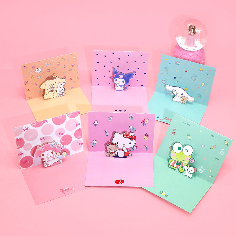 Sanrio Pop up cards all view