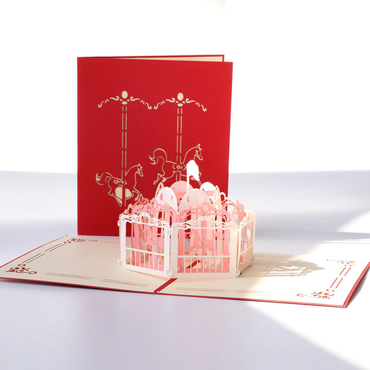 Carousel Pop up card