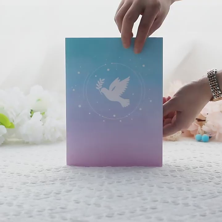 Peaceful Dove Pop up card video